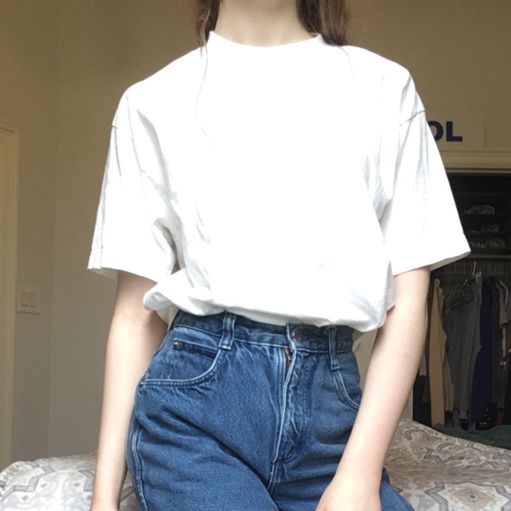 Steve & Barry’s Essential White Tee Shirt sz M